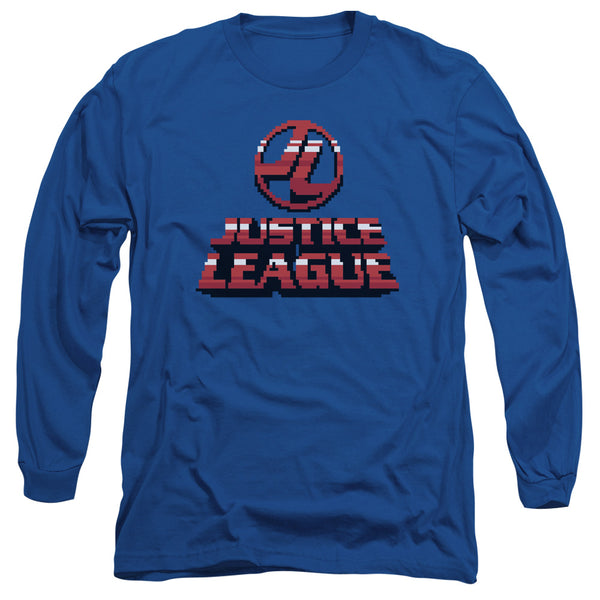 JLA - 8 Bit JLA Adult Long Sleeve