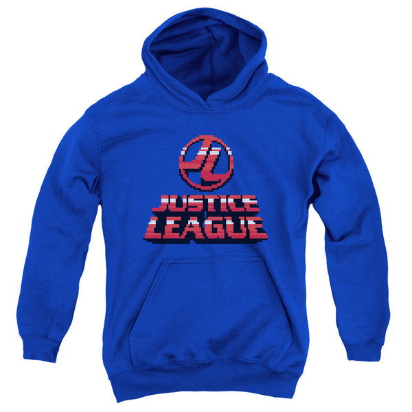 JLA - 8 Bit JLA Youth Hooded Sweatshirt
