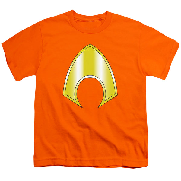 JLA - Aquaman Logo Youth Short Sleeve
