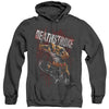 JLA - Blood Splattered Adult Heather Hoodie