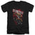 JLA - Blood Splattered Adult Slim Fit V Neck Cotton