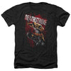 JLA - Blood Splattered Adult Regular Fit Heather Short Sleeve
