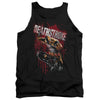 JLA - Blood Splattered Adult Tank Top