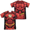 JLA - Flash 52 (Front - Back Print) Adult Regular Fit Short Sleeve 100% Poly