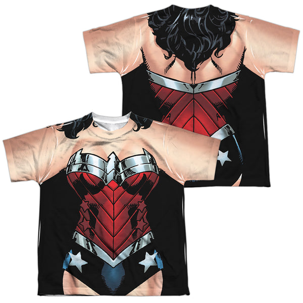 JLA - Wonder 52 (Front - Back Print) Youth Short Sleeve 100% Poly