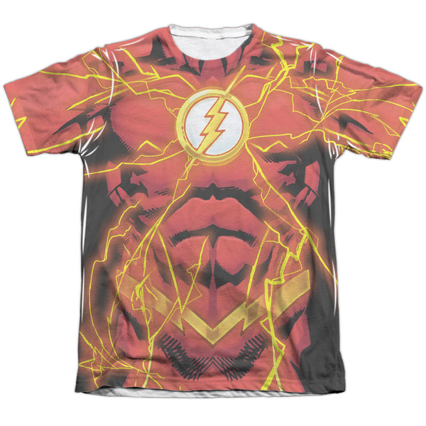 JLA - Flash 52 Bolt Adult Regular Fit Short Sleeve 65 - 35 Poly - Cotton