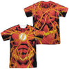 JLA - Flash 52 Bolt (Front - Back Print) Adult Regular Fit Short Sleeve 100% Poly