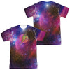 JLA - Flash Galaxy (Front - Back Print) Adult Regular Fit Short Sleeve 100% Poly