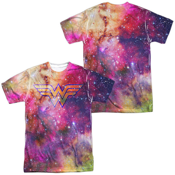 JLA - Wonder Galaxy (Front - Back Print) Adult Regular Fit Short Sleeve 100% Poly