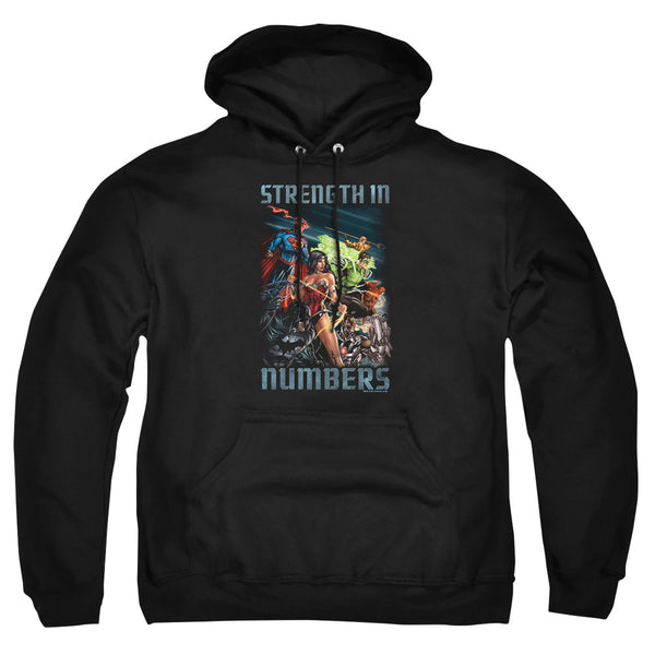 JLA - Strength In Number Adult Pullover Hoodie