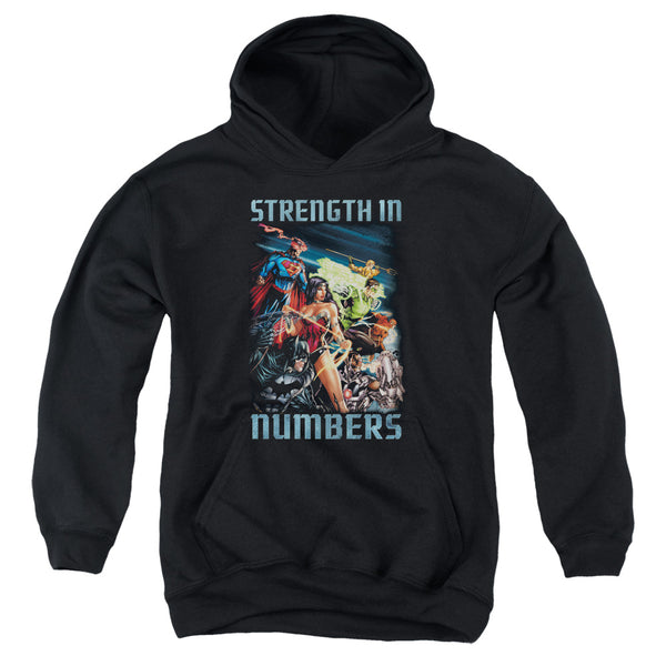 JLA - Strength In Number Youth Hooded Sweatshirt