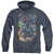 JLA - Under Attack Adult Heather Hoodie