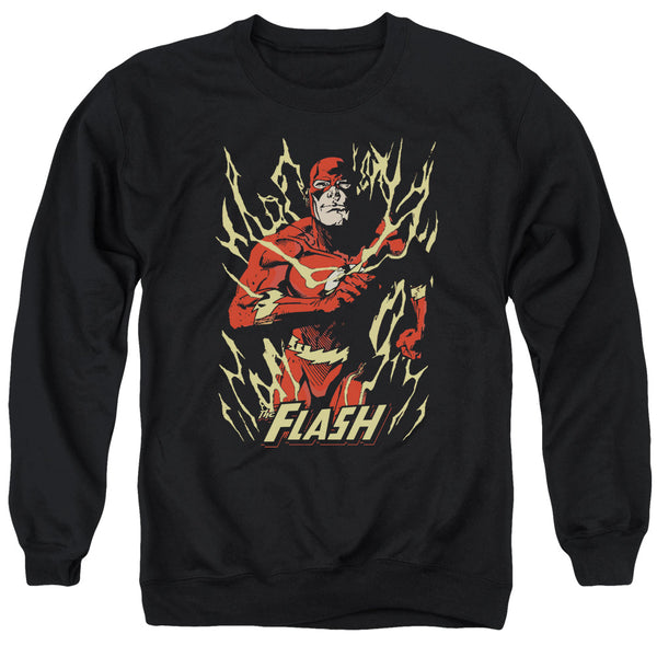 JLA - Flash Flare Adult Crewneck Sweatshirt