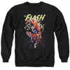 JLA - Ripping Apart Adult Crewneck Sweatshirt