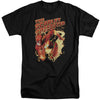 JLA - Scarlet Speedster Adult Tall Fit Short Sleeve