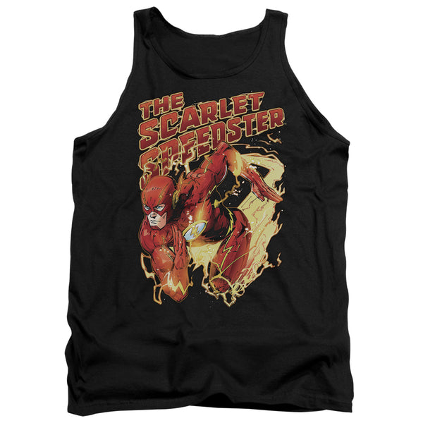 JLA - Scarlet Speedster Adult Tank Top