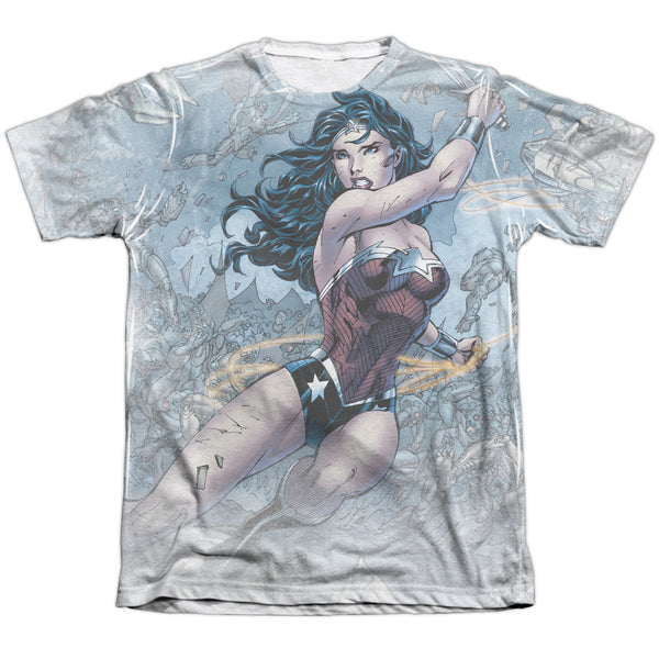 JLA - Wonder Warrior Adult Regular Fit Short Sleeve 65 - 35 Poly - Cotton