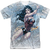 JLA - Wonder Warrior Adult Regular Fit Short Sleeve 100% Poly