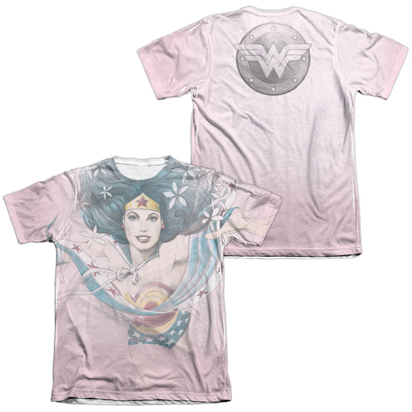 JLA - Sketched (Front - Back Print) Adult Regular Fit Short Sleeve 65 - 35 Poly - Cotton