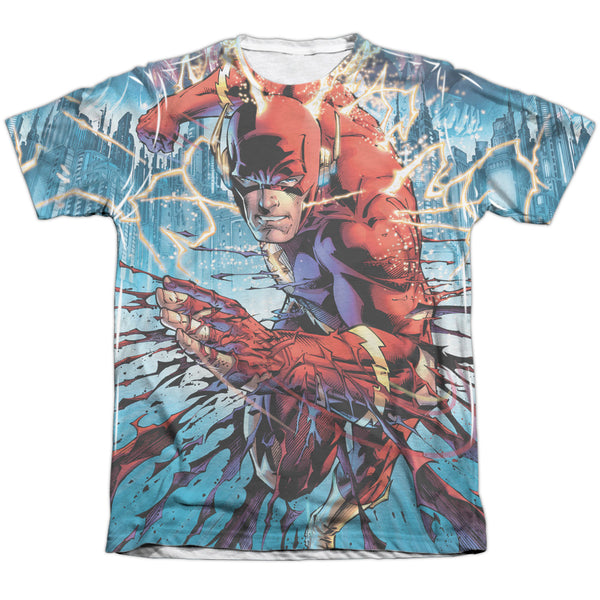 JLA - Ripping And Tearing Adult Regular Fit Short Sleeve 65 - 35 Poly - Cotton