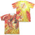 JLA - Lightning Dash (Front - Back Print) Adult Regular Fit Short Sleeve 65 - 35 Poly - Cotton