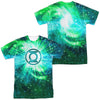 JLA - Power Swirl (Front - Back Print) Adult Regular Fit Short Sleeve 100% Poly