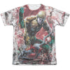 JLA - Aquaman Vs Manta Adult Regular Fit Short Sleeve 65 - 35 Poly - Cotton
