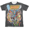 JLA - Stars Adult Regular Fit Short Sleeve 65 - 35 Poly - Cotton