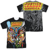 JLA - Stars (Front - Back Print) Adult Regular Fit Short Sleeve 100% Poly