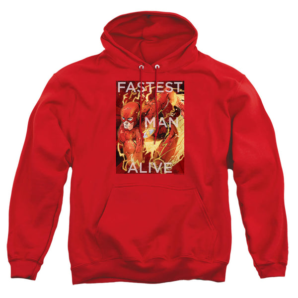 JLA - Fastest Man Alive Adult Pullover Hoodie