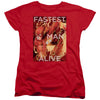 JLA - Fastest Man Alive Women's Short Sleeve