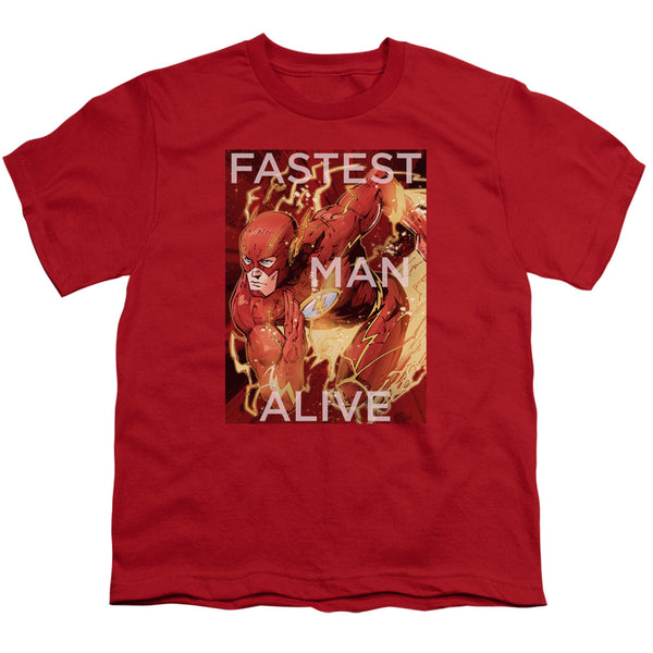 JLA - Fastest Man Alive Youth Short Sleeve