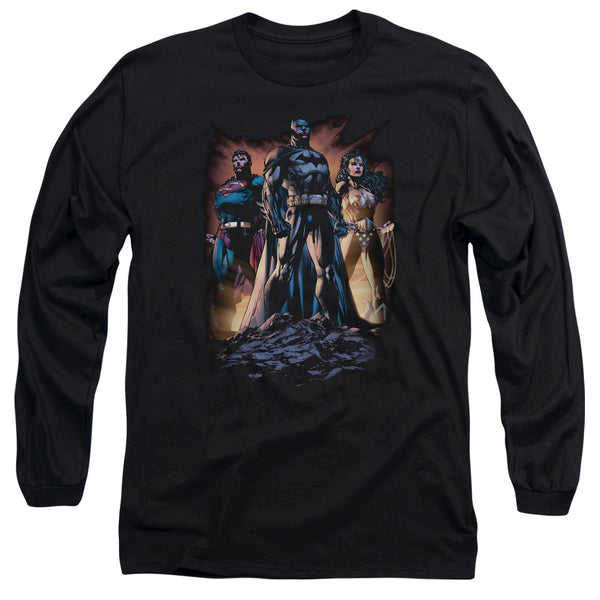 JLA - Take A Stand Adult Long Sleeve