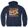 JLA - New Dawn Group Adult Pullover Hoodie