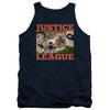JLA - New Dawn Group Adult Tank Top