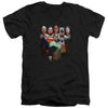 JLA - Roll Call Adult Slim Fit V Neck Cotton