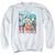 JLA - Hall Of Justice Adult Crewneck Sweatshirt