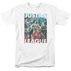 JLA - Hall Of Justice Adult Regular Fit Short Sleeve