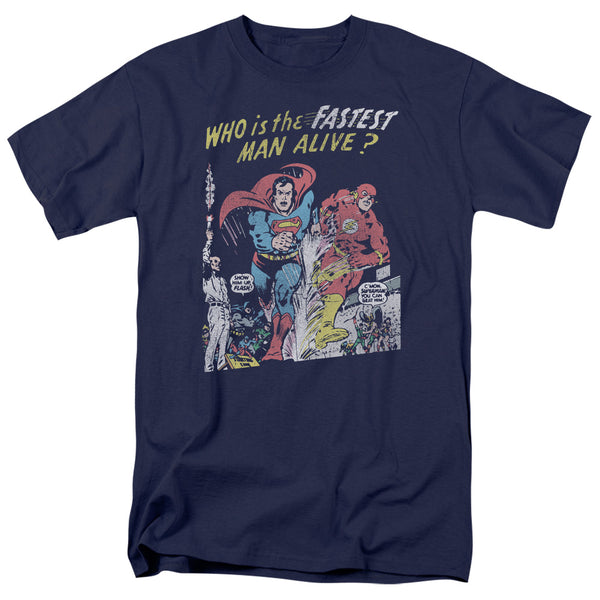 JLA - Fastest Man Adult Regular Fit Short Sleeve