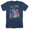 JLA - Fastest Man Adult Regular Fit Heather Short Sleeve