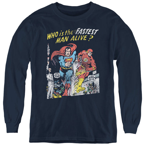 JLA - Fastest Man L - S Youth