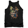 JLA - Battle Ready Adult Tank Top