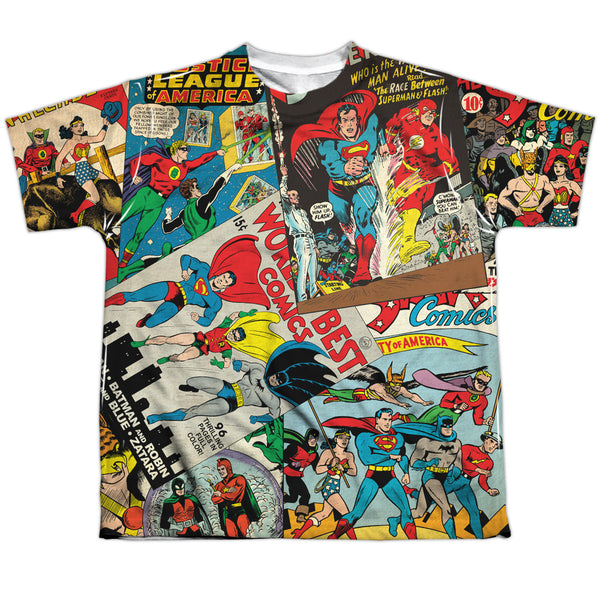 JLA - Classic Collage Youth Short Sleeve 100% Poly