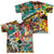 JLA - Classic Collage (Front - Back Print) Youth Short Sleeve 100% Poly