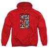 JLA - Rough Panels Adult Pullover Hoodie