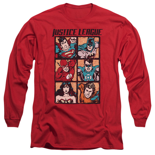 JLA - Rough Panels Adult Long Sleeve