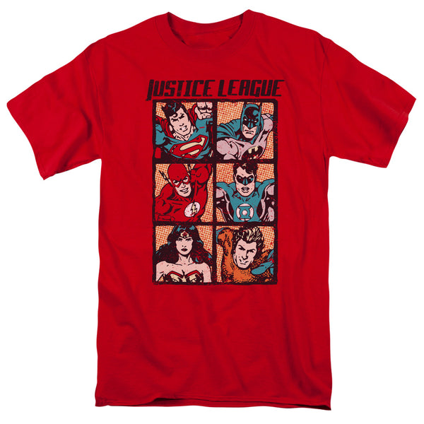 JLA - Rough Panels Adult Regular Fit Short Sleeve