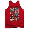 JLA - Rough Panels Adult Tank Top