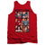 JLA - Rough Panels Adult Tank Top