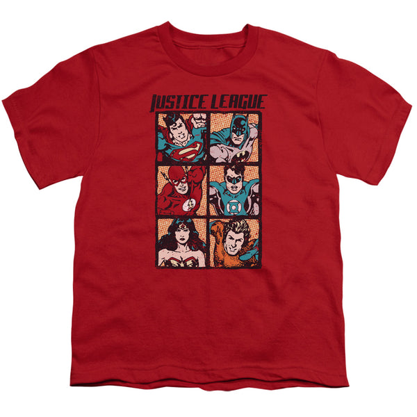 JLA - Rough Panels Youth Short Sleeve